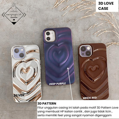 3D LOVE Textured Case