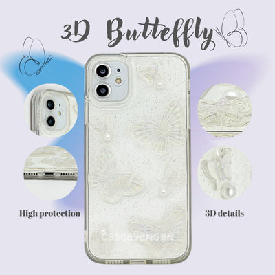 3D BUTTERFLY CASE