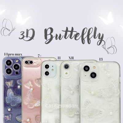 3D BUTTERFLY CASE